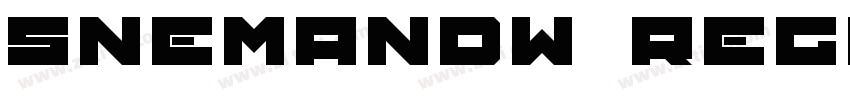 SnemandW00 Regular R字体转换